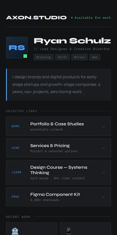 Preview of the Carbon template